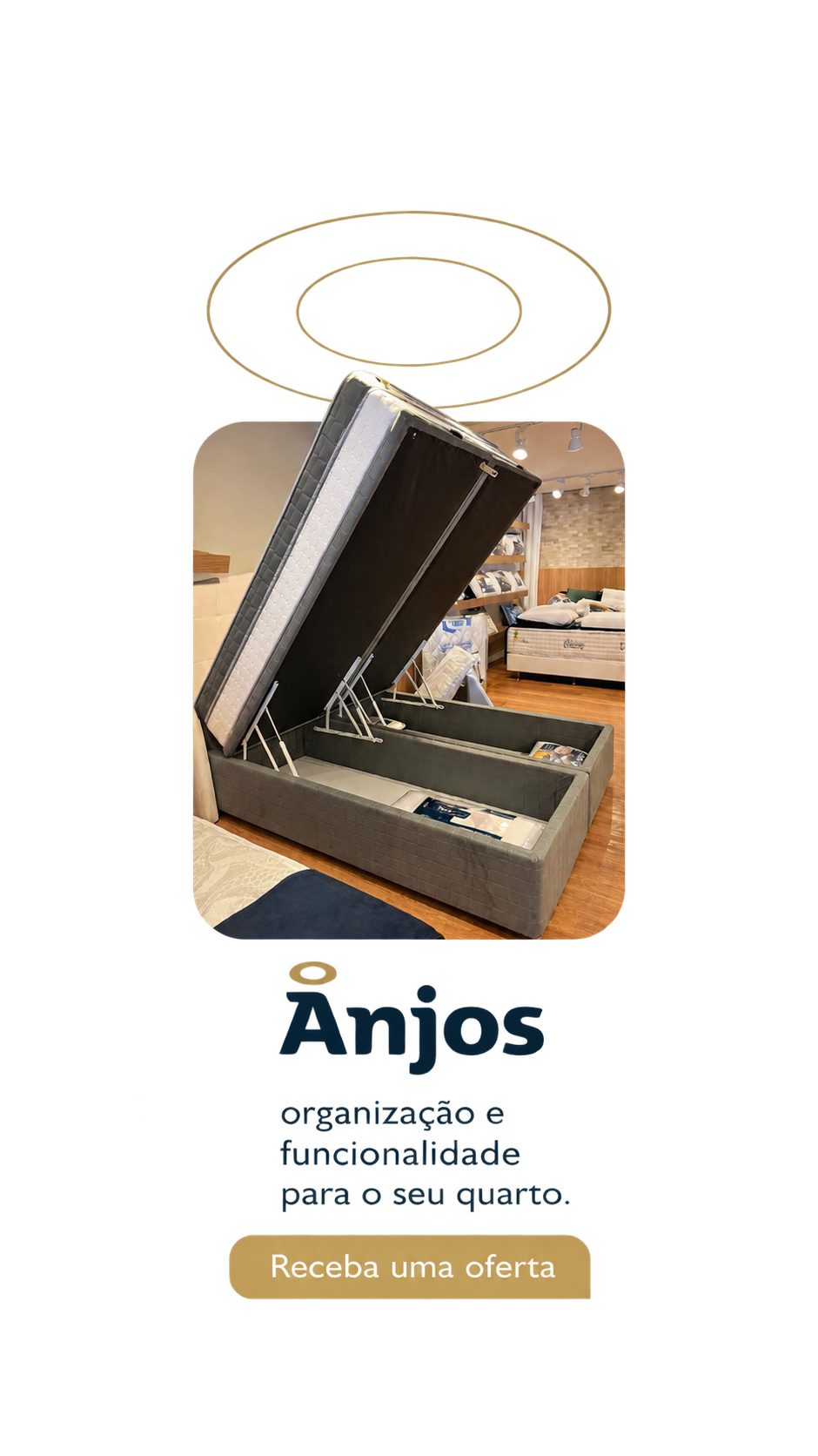 Box Baú Anjos, organização e funcionalidade para o seu quarto